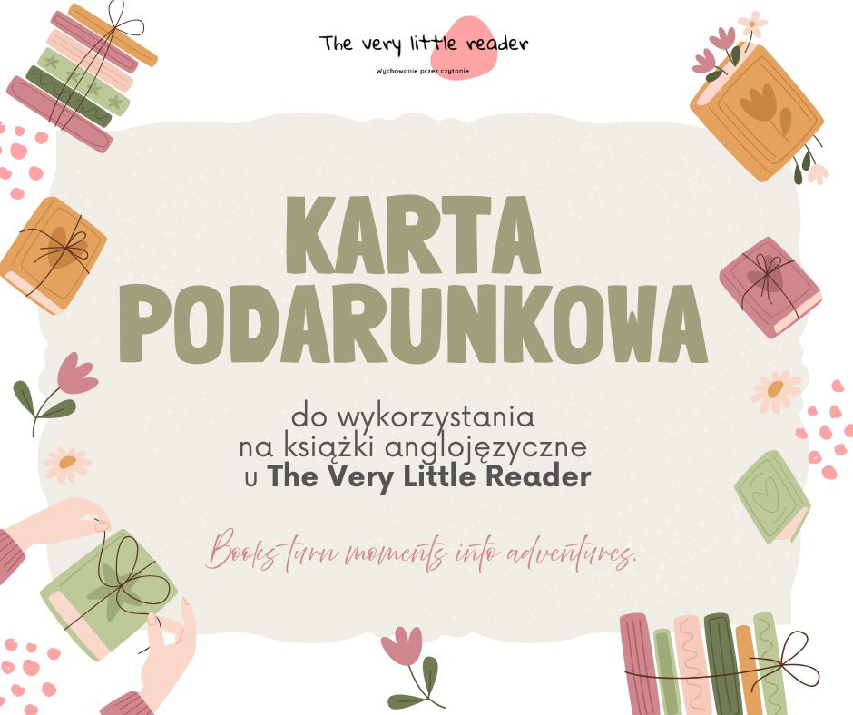 Karta podarunkowa książki anglojęzyczne Usborne